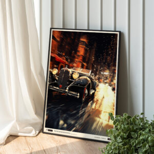 Berlin by Night: Classic Mercedes Benz 540K Artwork print
